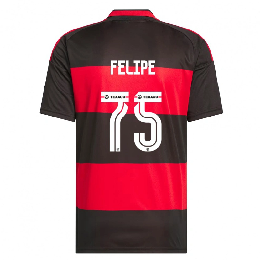 Danxen Kinder Luiz Felipe #75 Rot Schwarz Weiß Heimtrikot Trikot 2026/27 T-Shirt Österreich