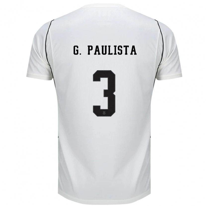 Danxen Kinder Gabriel Paulista #3 Weiß Schwarz Rot Heimtrikot Trikot 2026/27 T-Shirt Österreich