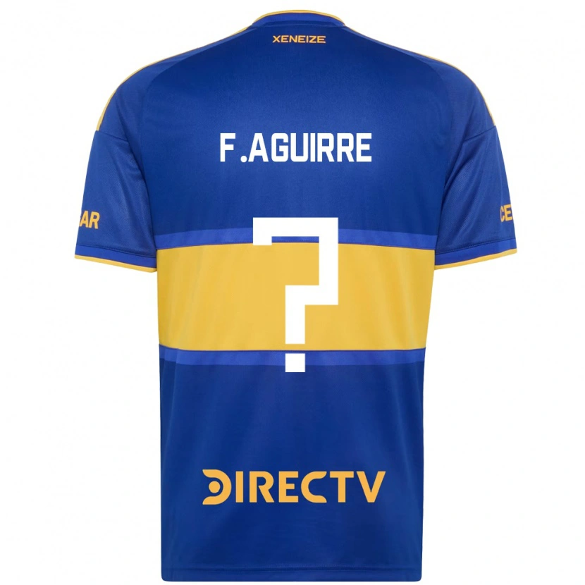 Danxen Kinder Federico Aguirre #0 Königsblau Gelb Heimtrikot Trikot 2026/27 T-Shirt Österreich