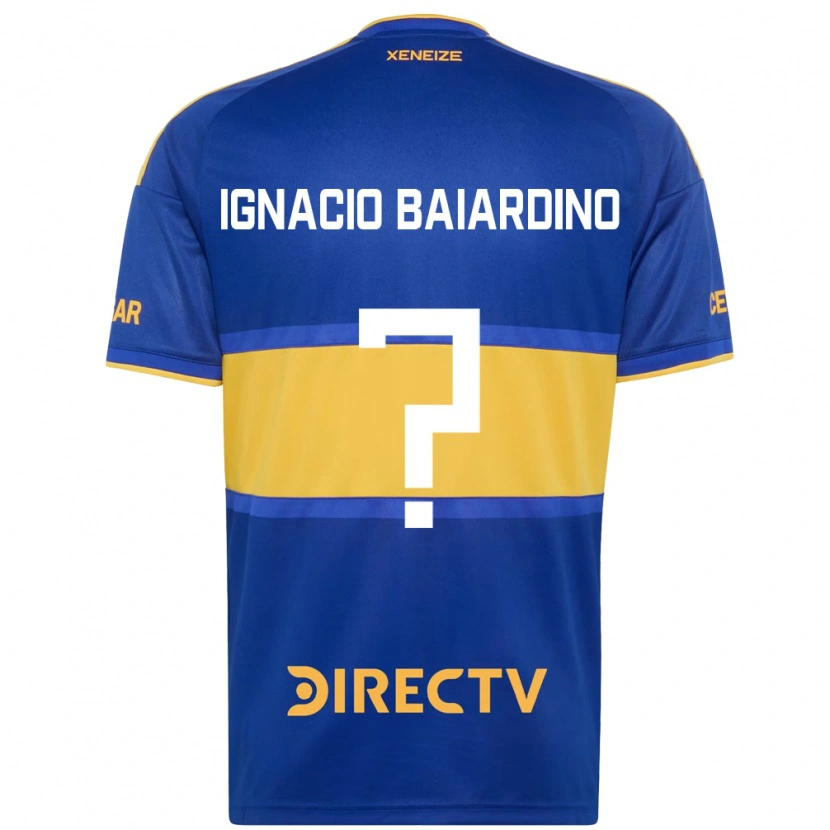 Danxen Kinder Juan Ignacio Baiardino #0 Königsblau Gelb Heimtrikot Trikot 2026/27 T-Shirt Österreich