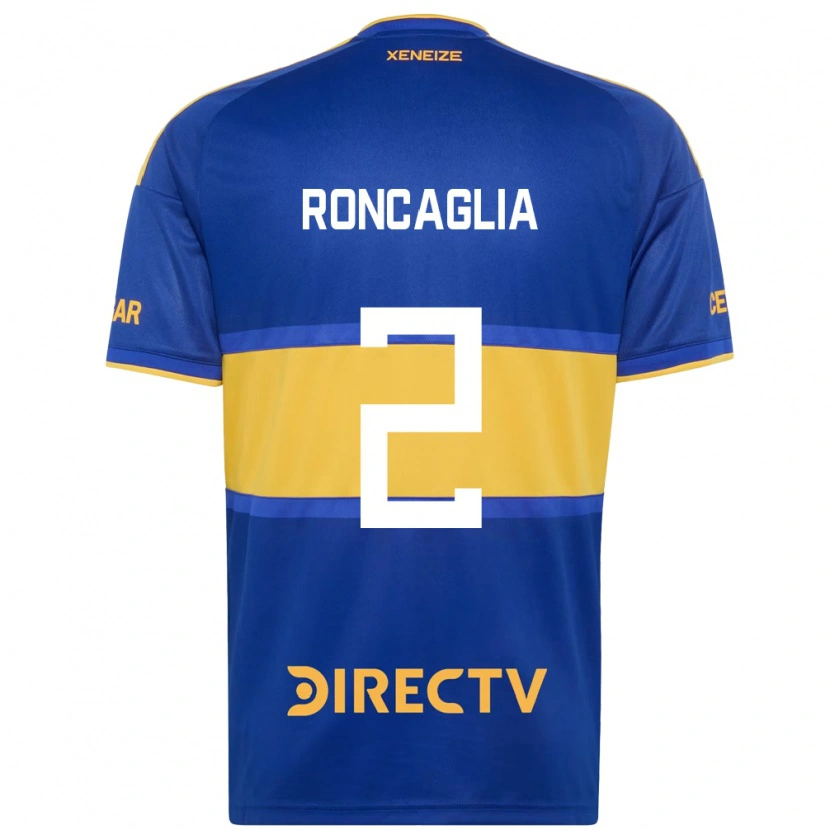 Danxen Kinder Facundo Roncaglia #2 Königsblau Gelb Heimtrikot Trikot 2026/27 T-Shirt Österreich