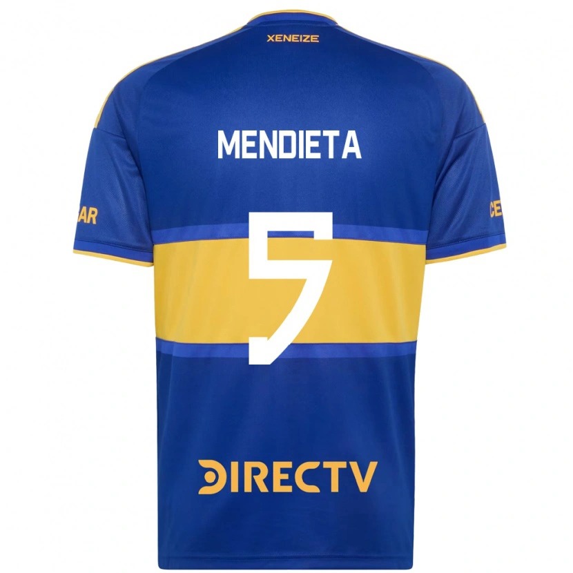 Danxen Kinder Julián Mendieta #5 Königsblau Gelb Heimtrikot Trikot 2026/27 T-Shirt Österreich