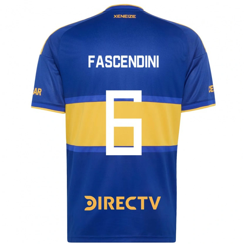 Danxen Kinder Valentin Fascendini #6 Königsblau Gelb Heimtrikot Trikot 2026/27 T-Shirt Österreich