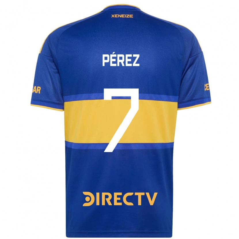 Danxen Kinder Franco Pérez #7 Königsblau Gelb Heimtrikot Trikot 2026/27 T-Shirt Österreich