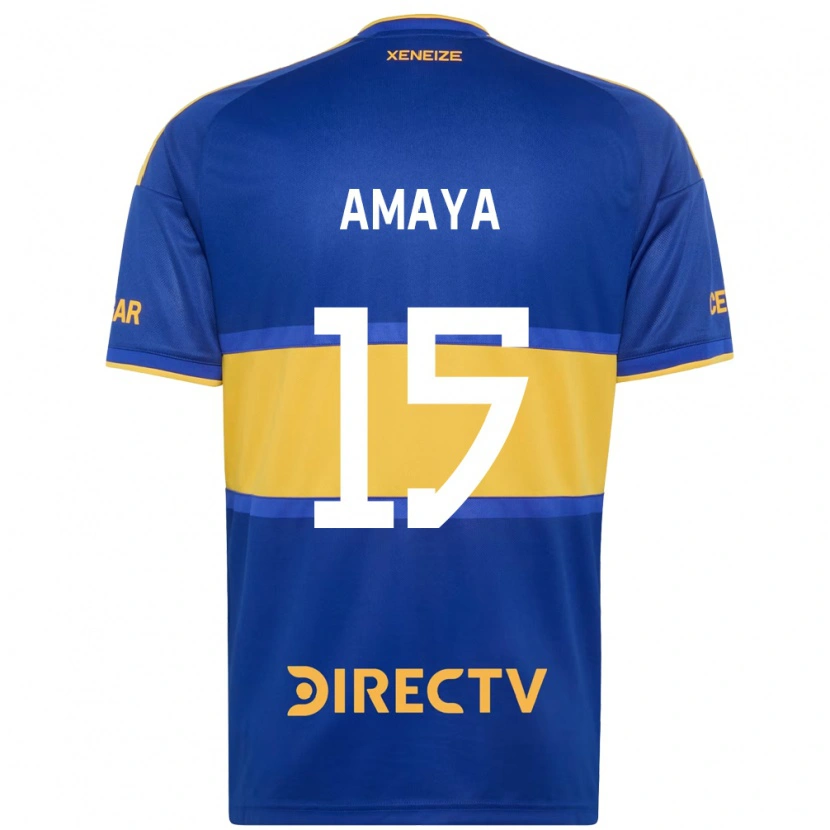 Danxen Kinder Facundo Amaya #15 Königsblau Gelb Heimtrikot Trikot 2026/27 T-Shirt Österreich