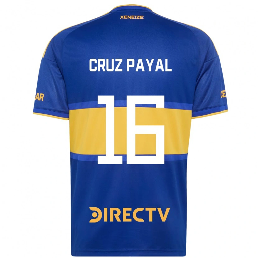 Danxen Kinder Juan Cruz Payal #16 Königsblau Gelb Heimtrikot Trikot 2026/27 T-Shirt Österreich