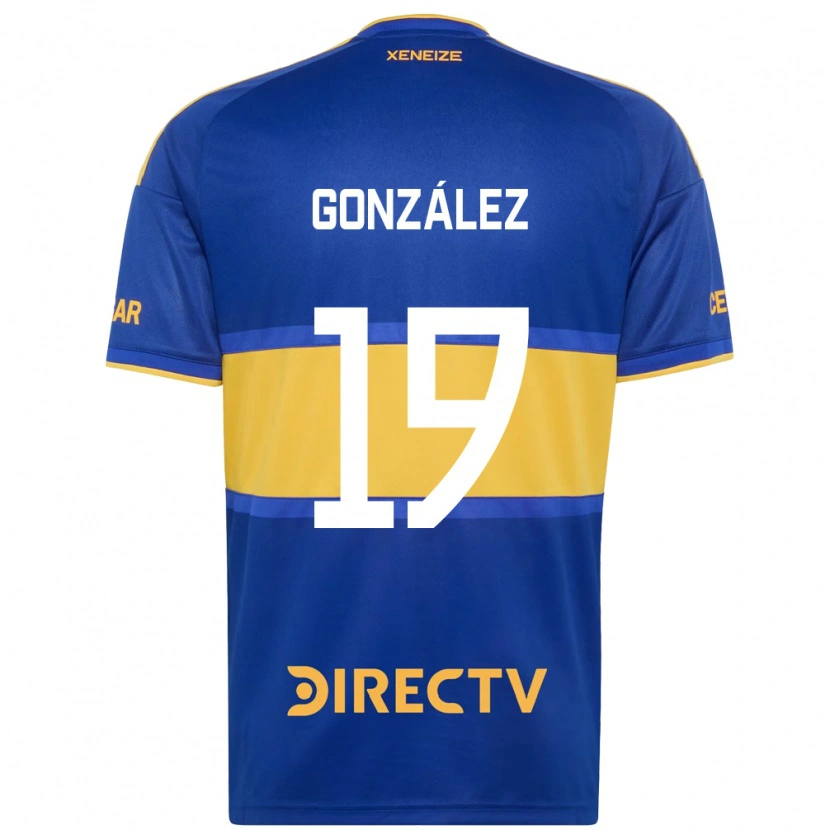 Danxen Kinder Ezequiel González #19 Königsblau Gelb Heimtrikot Trikot 2026/27 T-Shirt Österreich