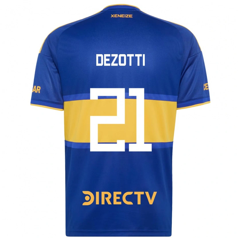 Danxen Kinder Martina Dezotti #21 Königsblau Gelb Heimtrikot Trikot 2026/27 T-Shirt Österreich