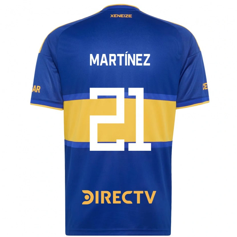 Danxen Kinder Julieta Martínez #21 Königsblau Gelb Heimtrikot Trikot 2026/27 T-Shirt Österreich