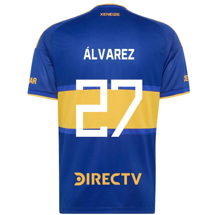 Danxen Kinder Violeta Álvarez #27 Königsblau Gelb Heimtrikot Trikot 2026/27 T-Shirt Österreich