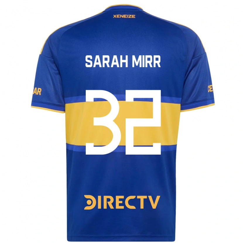 Danxen Kinder Sarah Mirr #32 Königsblau Gelb Heimtrikot Trikot 2026/27 T-Shirt Österreich