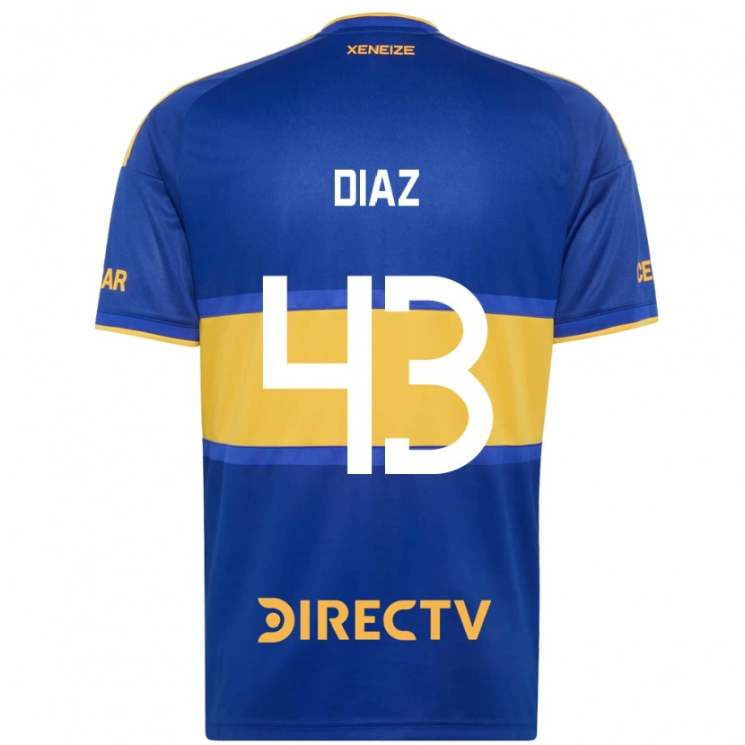 Danxen Kinder Tomas Diaz #43 Königsblau Gelb Heimtrikot Trikot 2026/27 T-Shirt Österreich