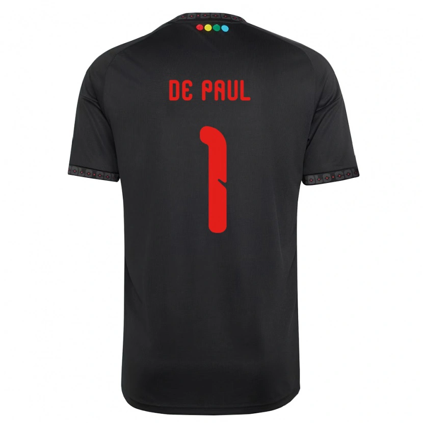 Danxen Kinder Fernando De Paul #1 Schwarz Rot Auswärtstrikot Trikot 2026/27 T-Shirt Österreich