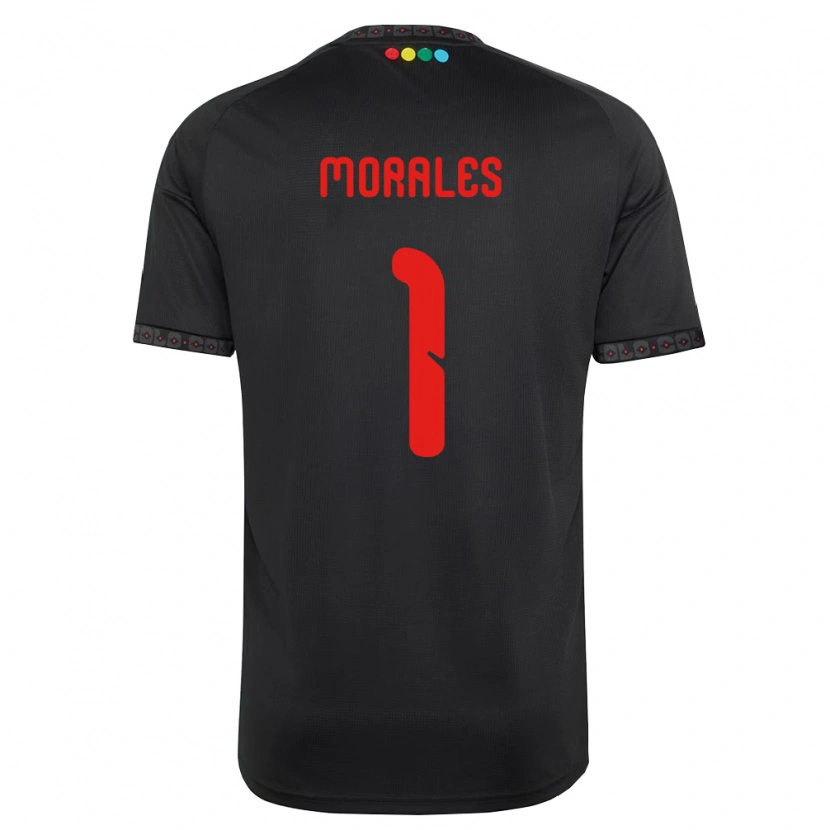 Danxen Kinder Benjamin Morales #1 Schwarz Rot Auswärtstrikot Trikot 2026/27 T-Shirt Österreich