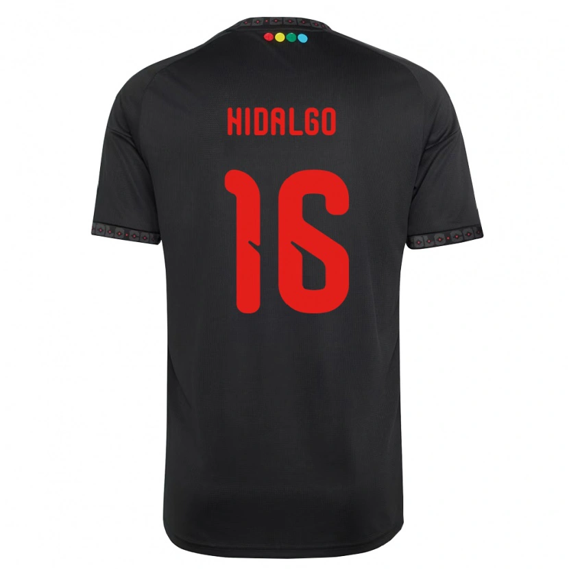 Danxen Kinder Fernanda Hidalgo #16 Schwarz Rot Auswärtstrikot Trikot 2026/27 T-Shirt Österreich