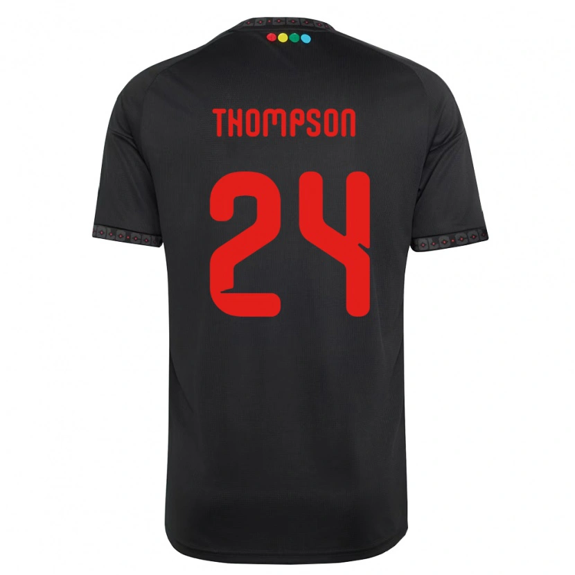 Danxen Kinder Jordhy Thompson #24 Schwarz Rot Auswärtstrikot Trikot 2026/27 T-Shirt Österreich