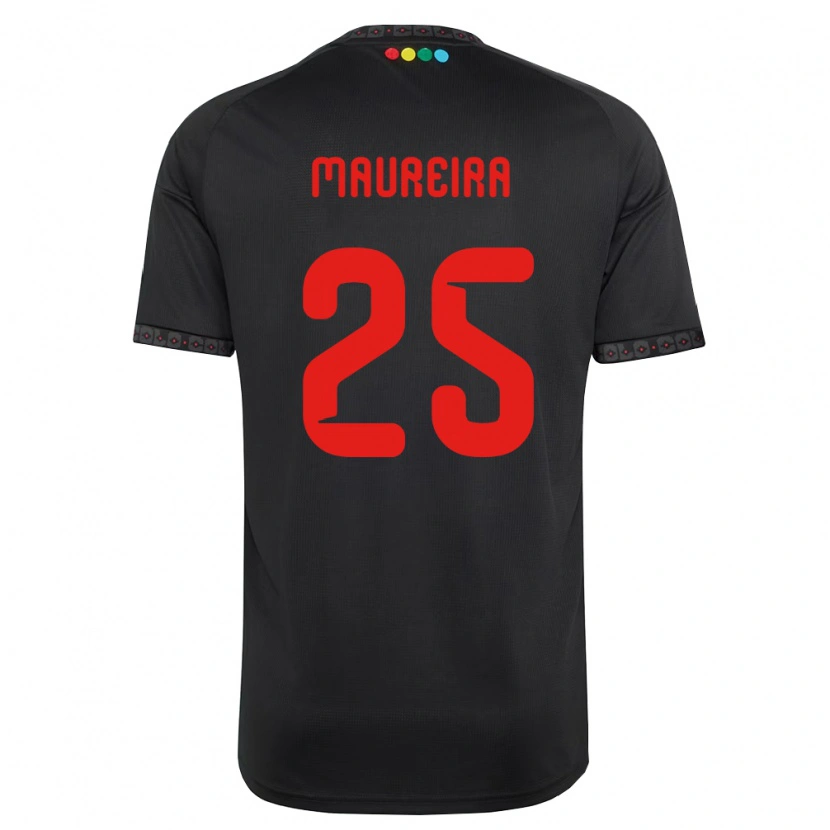 Danxen Kinder Gabriel Maureira #25 Schwarz Rot Auswärtstrikot Trikot 2026/27 T-Shirt Österreich