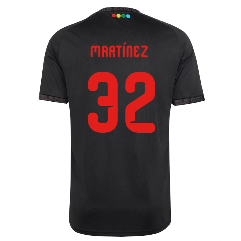 Danxen Kinder Vicente Martínez #32 Schwarz Rot Auswärtstrikot Trikot 2026/27 T-Shirt Österreich