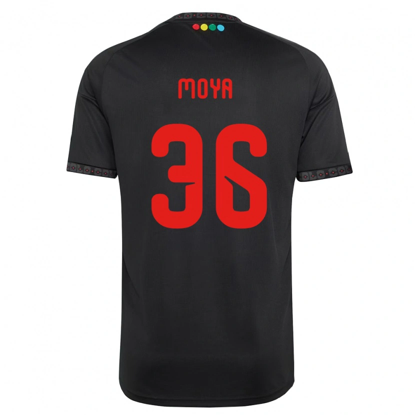 Danxen Kinder Matías Moya G. #36 Schwarz Rot Auswärtstrikot Trikot 2026/27 T-Shirt Österreich
