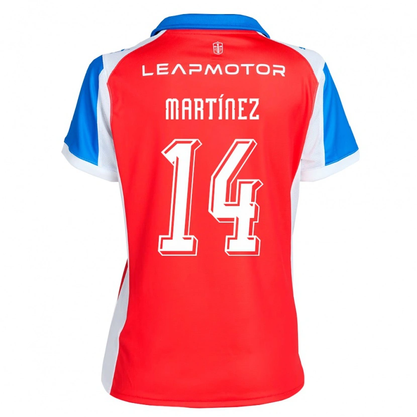 Danxen Kinder Jimmy Martínez #14 Rot Blau Auswärtstrikot Trikot 2026/27 T-Shirt Österreich