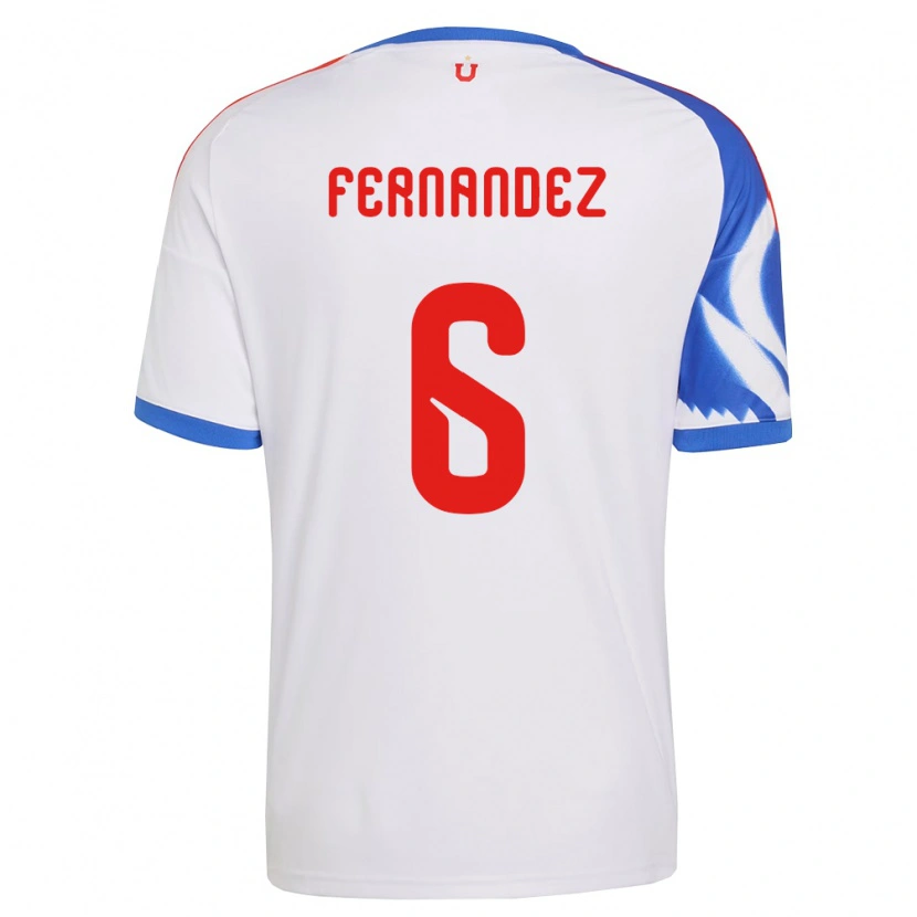 Danxen Kinder Nicolás Fernández #6 Weiß Marineblau Auswärtstrikot Trikot 2026/27 T-Shirt Österreich
