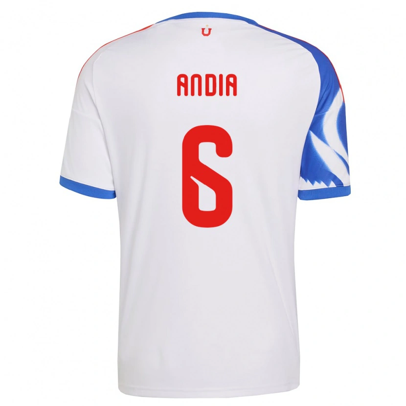 Danxen Kinder Yonathan Andía #6 Weiß Marineblau Auswärtstrikot Trikot 2026/27 T-Shirt Österreich