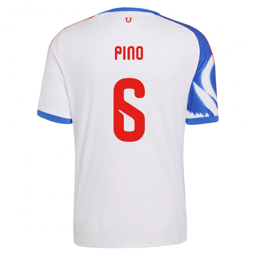 Danxen Kinder Gisela Pino #6 Weiß Marineblau Auswärtstrikot Trikot 2026/27 T-Shirt Österreich