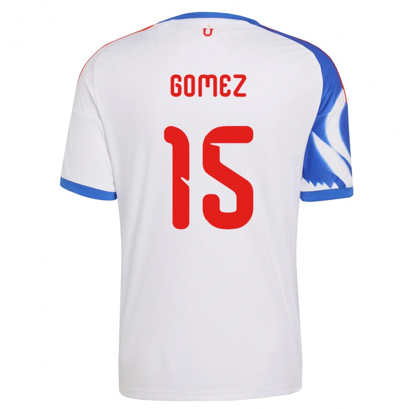 Danxen Kinder Juan Pablo Gómez #15 Weiß Marineblau Auswärtstrikot Trikot 2026/27 T-Shirt Österreich