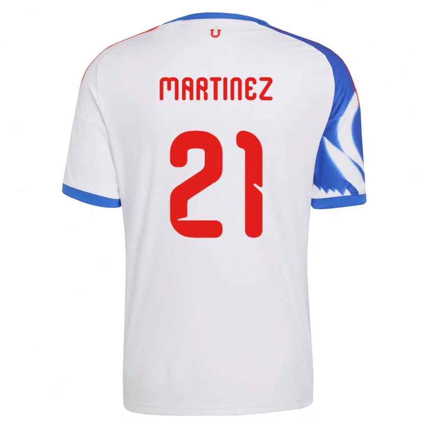 Danxen Kinder Maria Martínez #21 Weiß Marineblau Auswärtstrikot Trikot 2026/27 T-Shirt Österreich