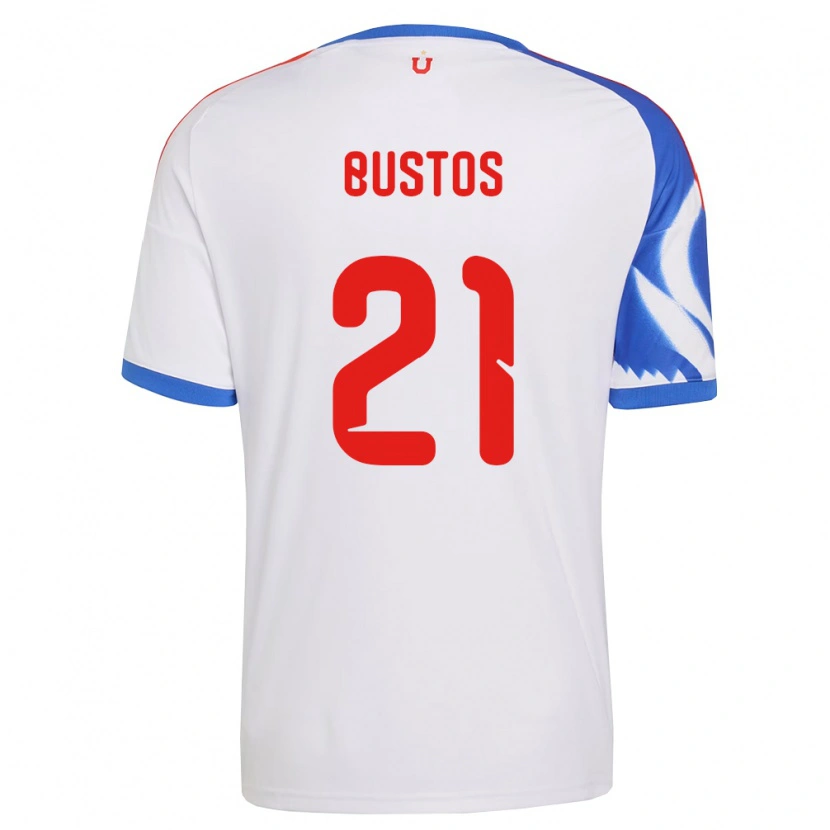 Danxen Kinder Melissa Bustos #21 Weiß Marineblau Auswärtstrikot Trikot 2026/27 T-Shirt Österreich