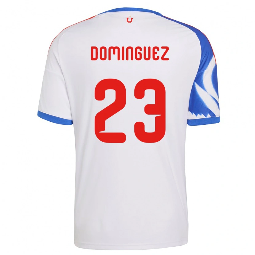Danxen Kinder Nery Dominguez #23 Weiß Marineblau Auswärtstrikot Trikot 2026/27 T-Shirt Österreich