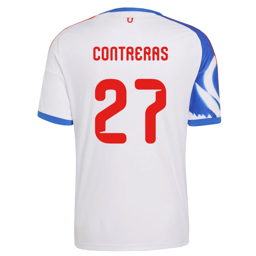 Danxen Kinder Rodrigo Contreras #27 Weiß Marineblau Auswärtstrikot Trikot 2026/27 T-Shirt Österreich
