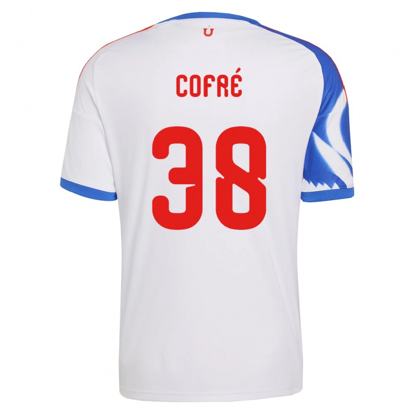 Danxen Kinder Diego Cofré #38 Weiß Marineblau Auswärtstrikot Trikot 2026/27 T-Shirt Österreich
