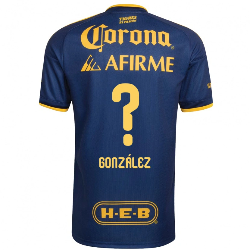 Danxen Kinder Fernando González #0 Königsblau Gelb Auswärtstrikot Trikot 2026/27 T-Shirt Österreich