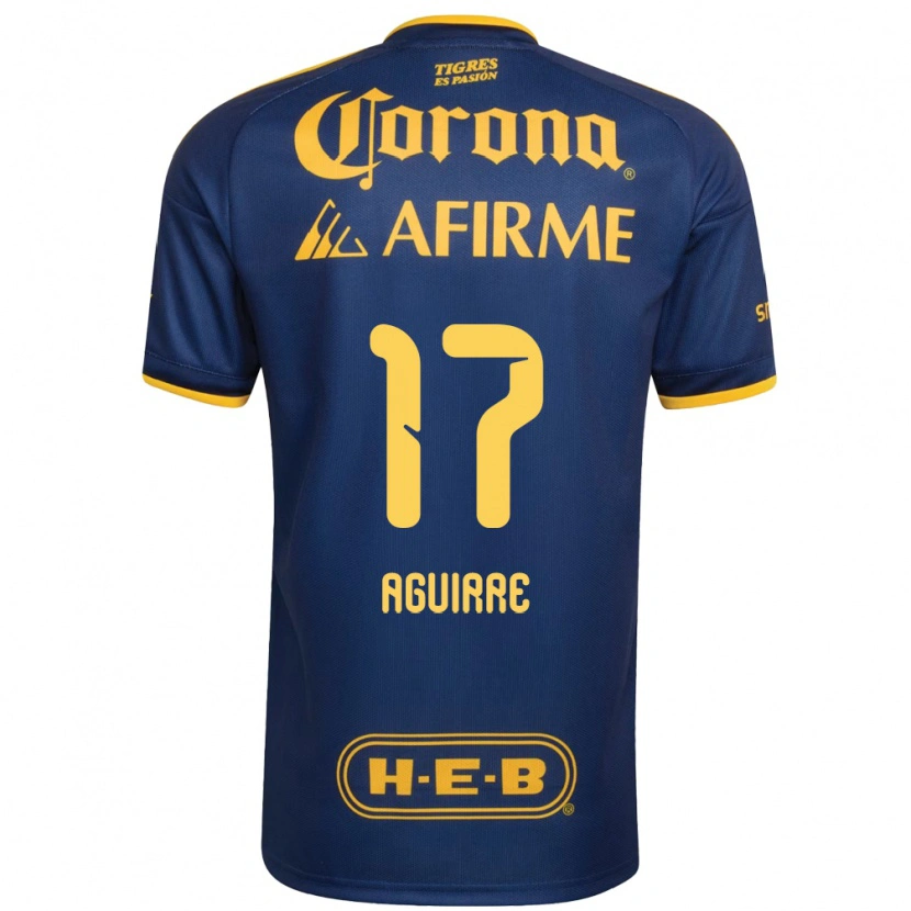 Danxen Kinder Rodrigo Aguirre #17 Königsblau Gelb Auswärtstrikot Trikot 2026/27 T-Shirt Österreich