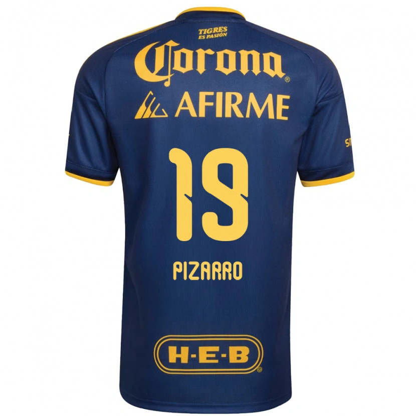 Danxen Kinder Guido Pizarro #19 Königsblau Gelb Auswärtstrikot Trikot 2026/27 T-Shirt Österreich