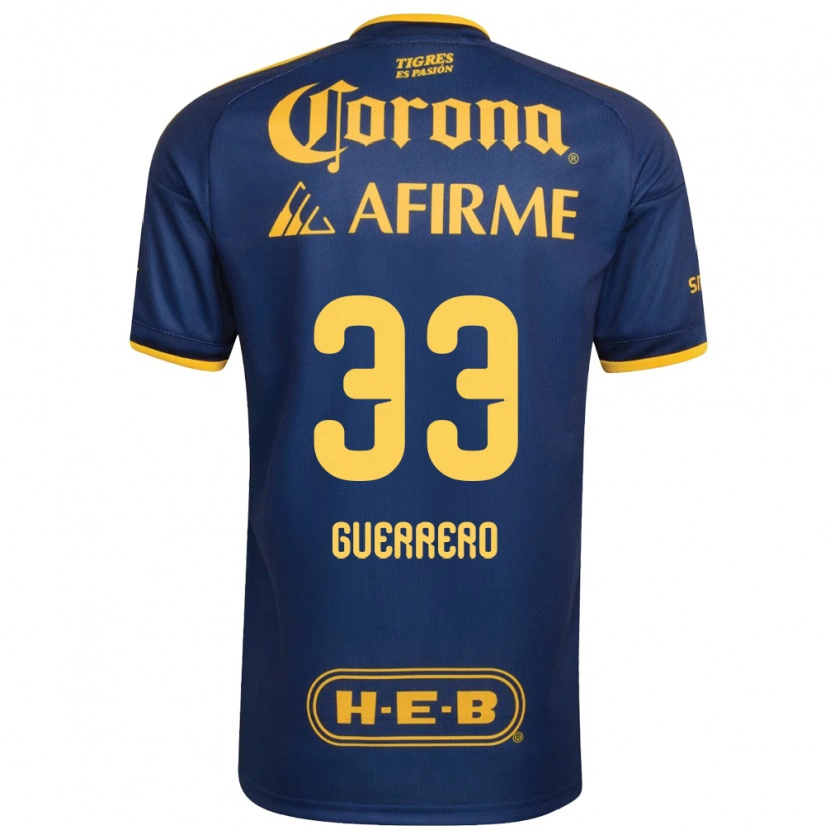 Danxen Kinder Rafael Guerrero #33 Königsblau Gelb Auswärtstrikot Trikot 2026/27 T-Shirt Österreich