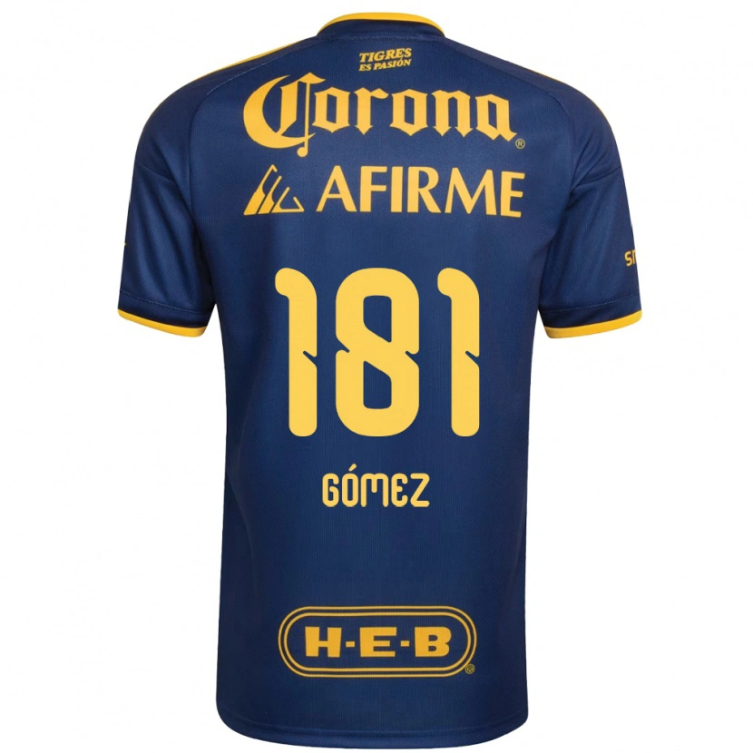 Danxen Kinder Luis Gómez #181 Königsblau Gelb Auswärtstrikot Trikot 2026/27 T-Shirt Österreich