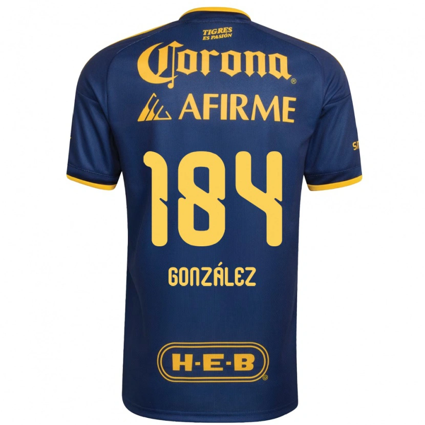 Danxen Kinder Erick González #184 Königsblau Gelb Auswärtstrikot Trikot 2026/27 T-Shirt Österreich