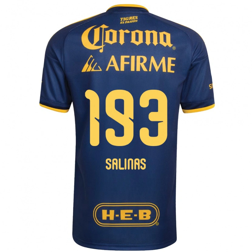 Danxen Kinder Marcelo Salinas #193 Königsblau Gelb Auswärtstrikot Trikot 2026/27 T-Shirt Österreich