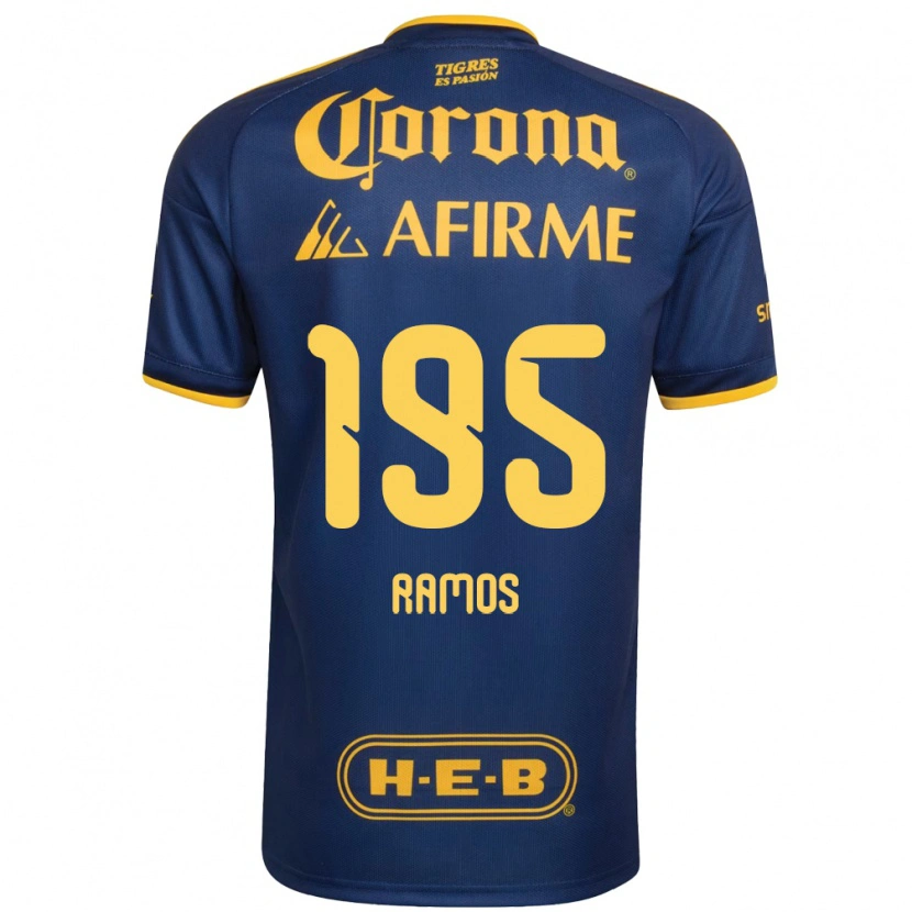 Danxen Kinder Rodrigo Ramos #195 Königsblau Gelb Auswärtstrikot Trikot 2026/27 T-Shirt Österreich