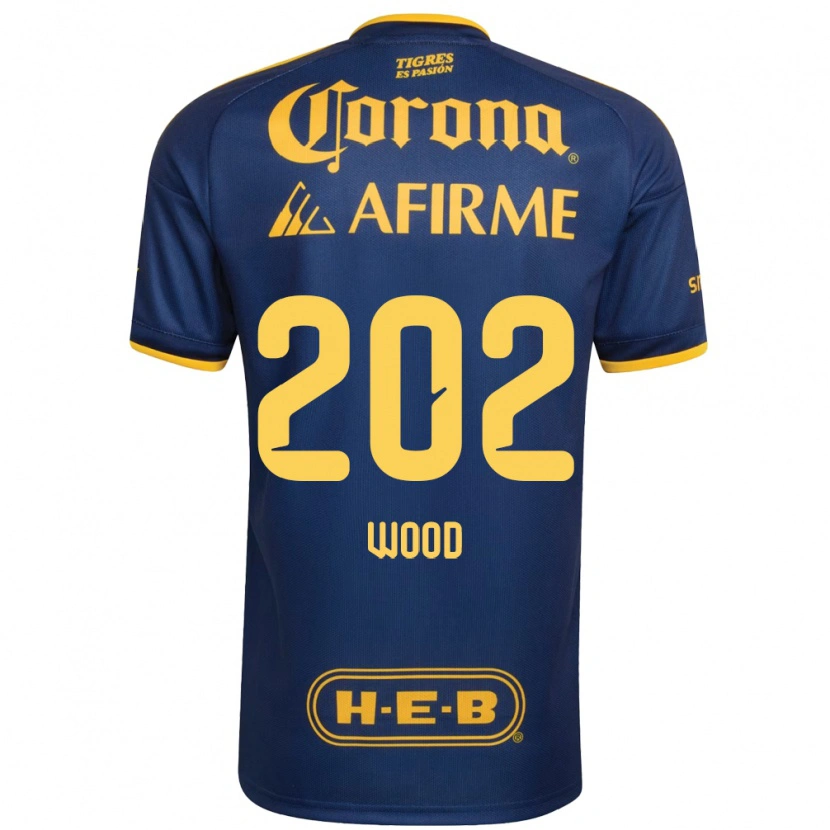 Danxen Kinder Yael Wood #202 Königsblau Gelb Auswärtstrikot Trikot 2026/27 T-Shirt Österreich