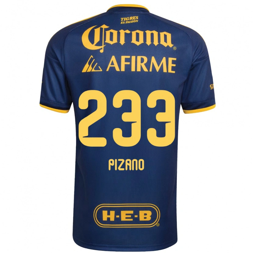Danxen Kinder Juan Pizano #233 Königsblau Gelb Auswärtstrikot Trikot 2026/27 T-Shirt Österreich