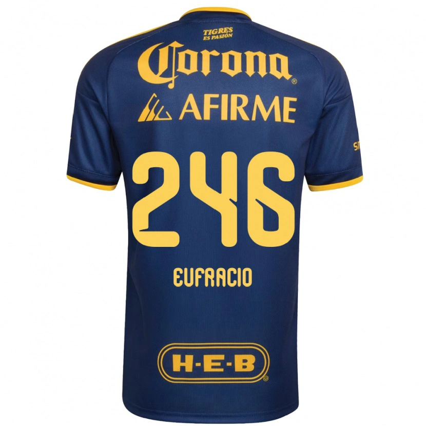 Danxen Kinder Enrique Eufracio #246 Königsblau Gelb Auswärtstrikot Trikot 2026/27 T-Shirt Österreich