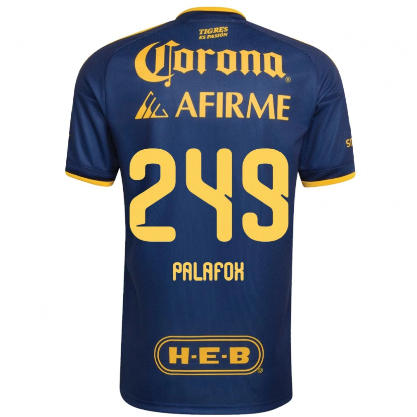 Danxen Kinder José Palafox #249 Königsblau Gelb Auswärtstrikot Trikot 2026/27 T-Shirt Österreich