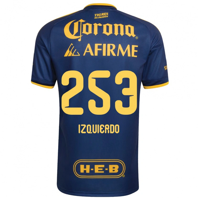Danxen Kinder Diego Izquierdo #253 Königsblau Gelb Auswärtstrikot Trikot 2026/27 T-Shirt Österreich