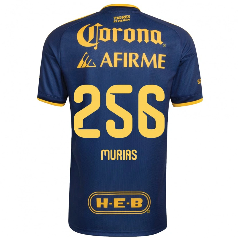 Danxen Kinder Mauricio Murias #256 Königsblau Gelb Auswärtstrikot Trikot 2026/27 T-Shirt Österreich
