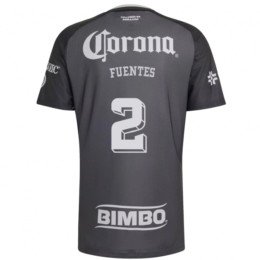 Danxen Kinder Luis Fuentes #2 Grau Weiß Schwarz Auswärtstrikot Trikot 2026/27 T-Shirt Österreich