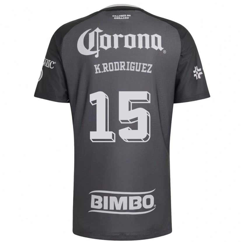 Danxen Kinder Kimberly Rodriguez #15 Grau Weiß Schwarz Auswärtstrikot Trikot 2026/27 T-Shirt Österreich
