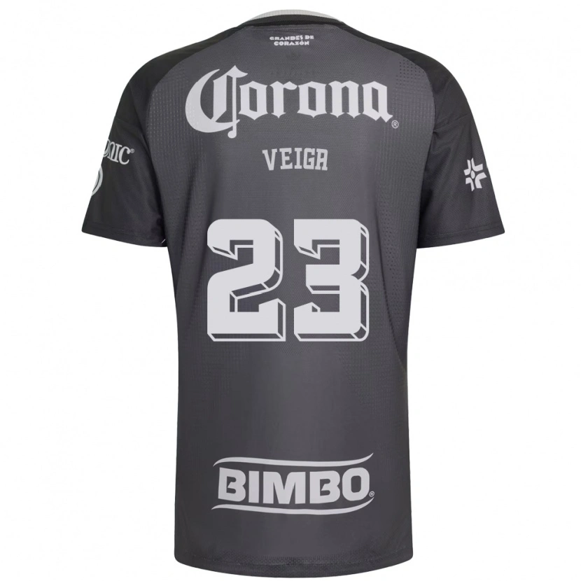 Danxen Kinder Raphael Veiga #23 Grau Weiß Schwarz Auswärtstrikot Trikot 2026/27 T-Shirt Österreich